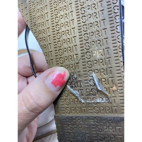 Easy spirit black flip-flops  basic 6.5 M - Picture 5 of 7